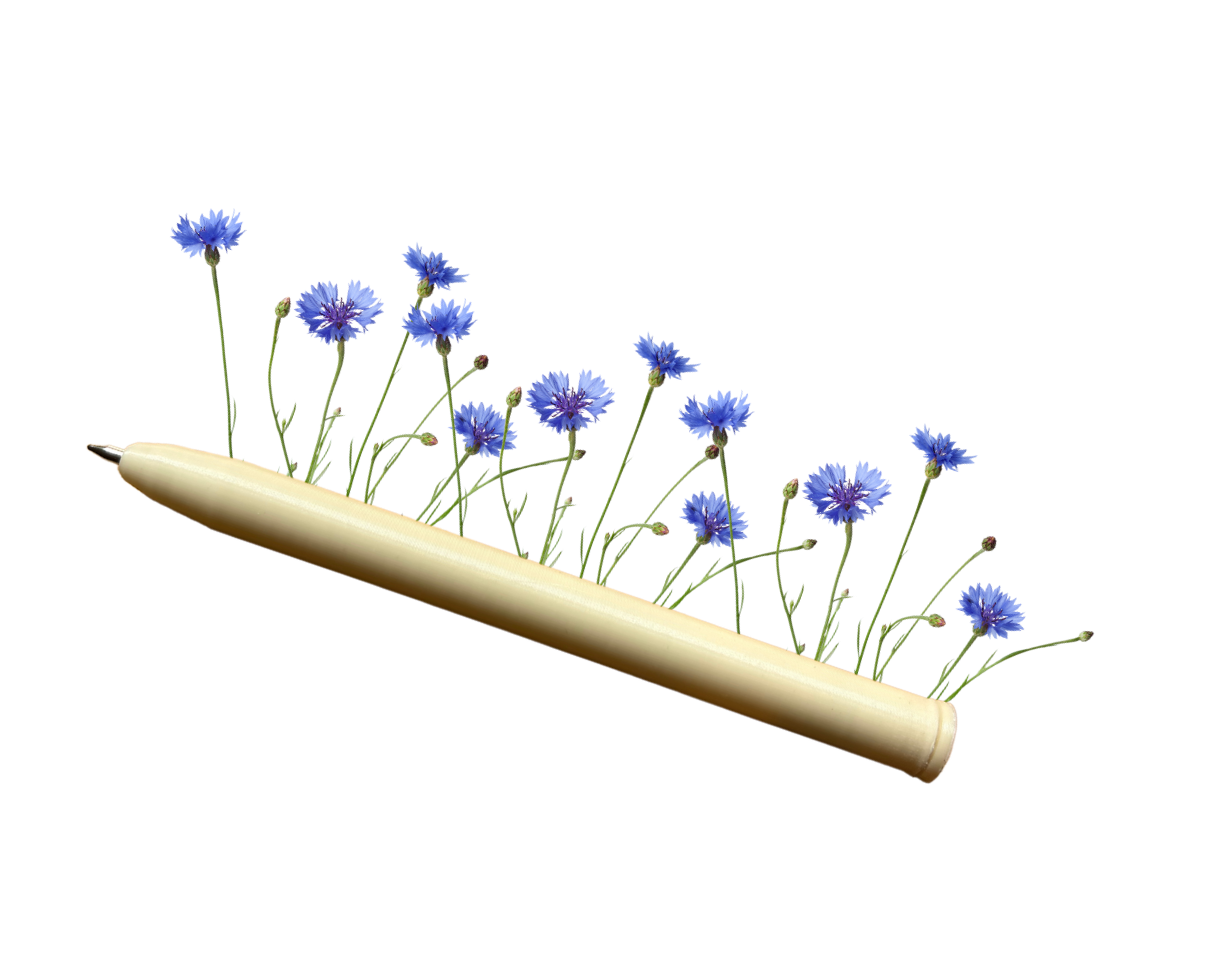 Embiox biodegradable promotional pen with its planting capsule